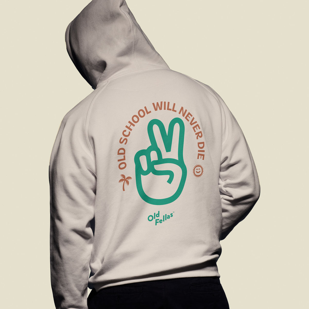 Old Fellas™ "Old School Will Never Die" Premium Hoodie