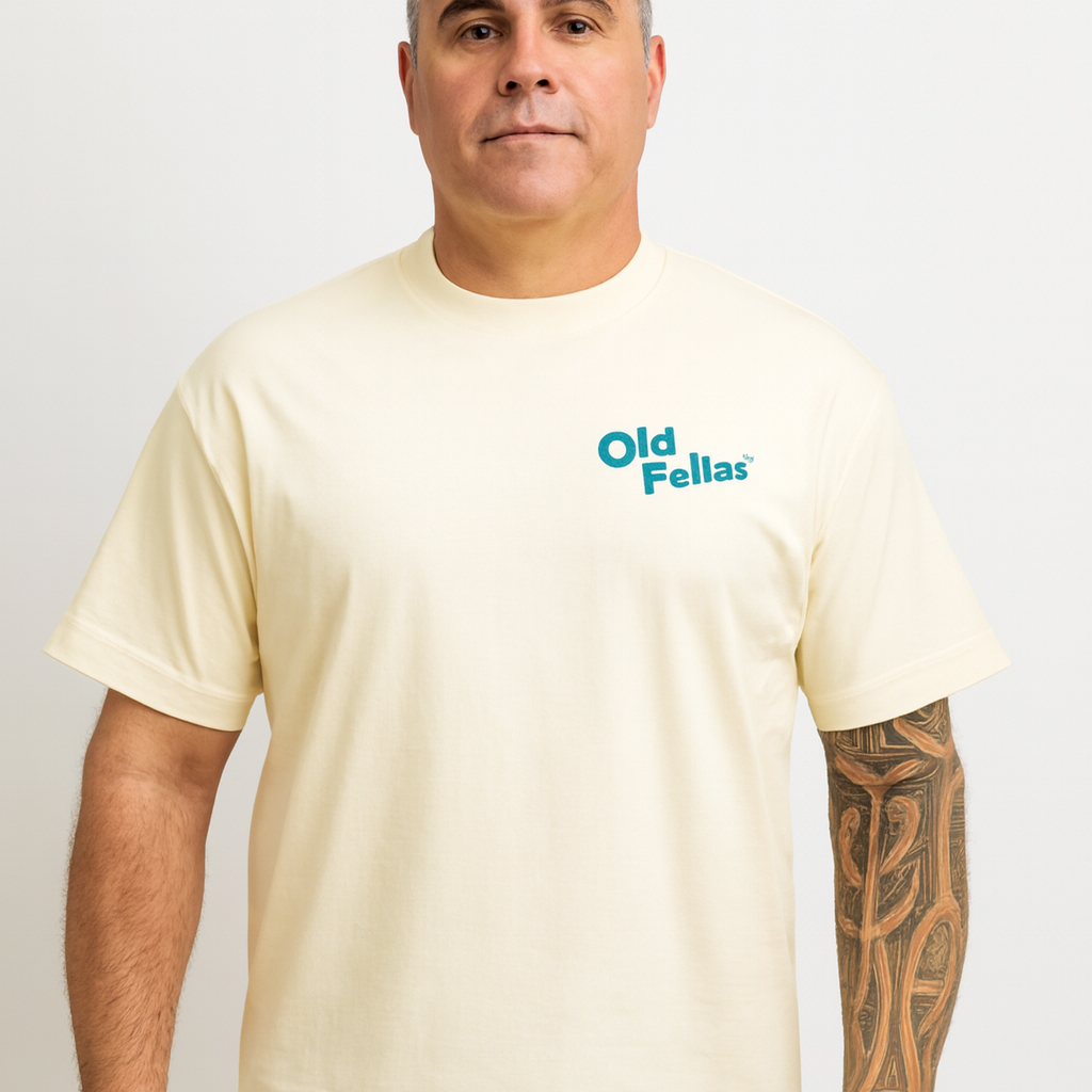 Old Fellas™ "Old School Will Never Die" Premium T-Shirt